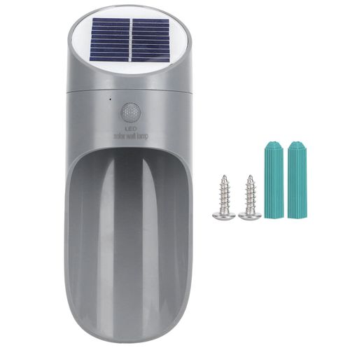 Hjlian Applique Murale Led Intelligente, Solaire, Rechargeable Et Etanche, Avec Capteur Radar, Pour Cour Et Exterieur