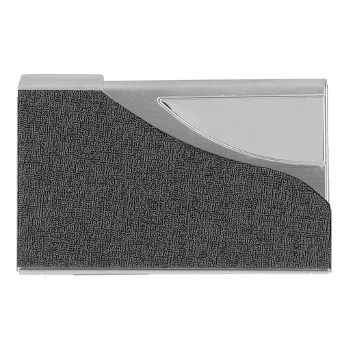 HJLIAN Porte-cartes de visite, boite de rangement pour cartes de visite, etui, organisateur, cadeaux pour hommes et femmes, noir 980#