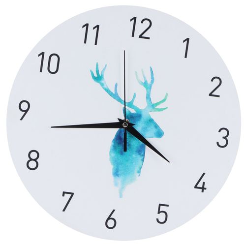 HJLIAN Horloge murale retro europeenne de 29 cm, silencieuse, sans tic-tac, pour salon, chambre a coucher