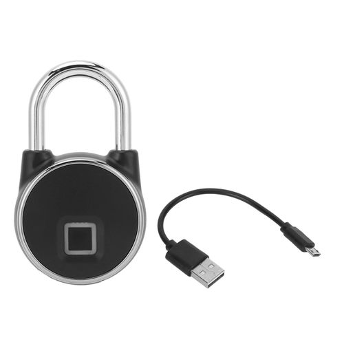 HJLIAN Cadenas antivol a empreinte digitale sans cle pour casiers de dortoir, entrepot, porte de bagages