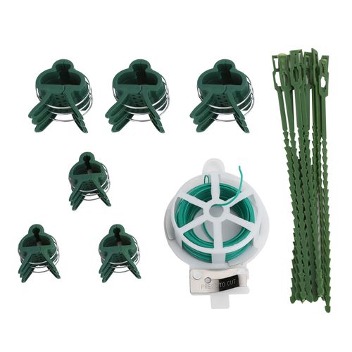 HJLIAN Ensemble de 31 pinces et attaches pour plantes, outils de greffage pour le jardinage en serre