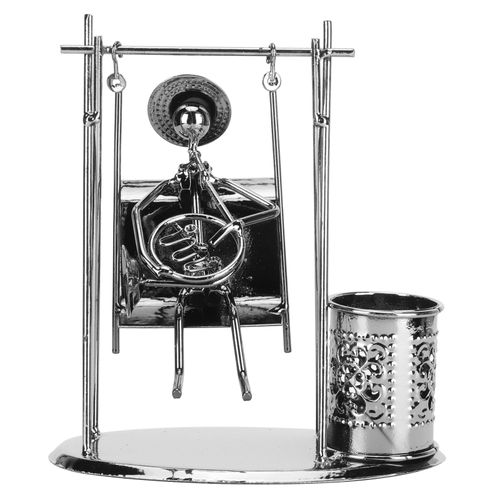 HJLIAN Porte-stylo original en metal et fer, ideal pour les cadeaux de fete