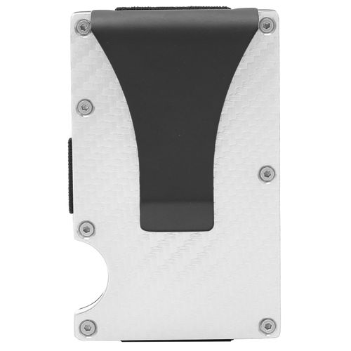 Hjlian Porte-Cartes De Visite A Rayures, Boite De Rangement Tendance Pour Cartes De Visite, Pour Hommes Et Femmes, Argent X-11#E