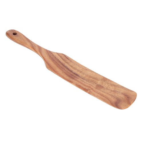 Hjlian Spatule A Steak En Bois De Teck Antiadhesive Pour Cuisine, Steakhouse, 35 X 6 Cm