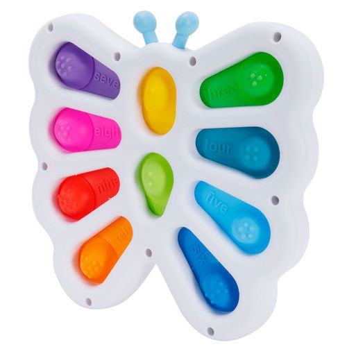 HJLIAN Jouet de decompression en plastique pour enfants et adultes, jouet d'education precoce pour enfants autistes