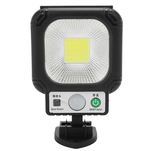 Hjlian Lampadaire Solaire A Capteur Cob, Applique Murale Etanche A Induction Humaine Pour Cour Exterieure