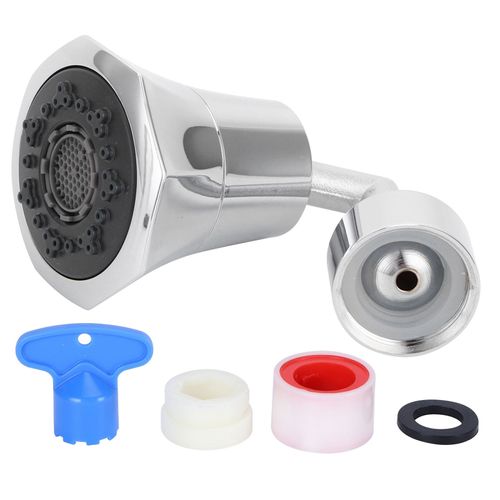 HJLIAN Aerateur de robinet rotatif a filetage G1/2, tete de pulverisation pour robinet de cuisine, buse economiseuse d'eau