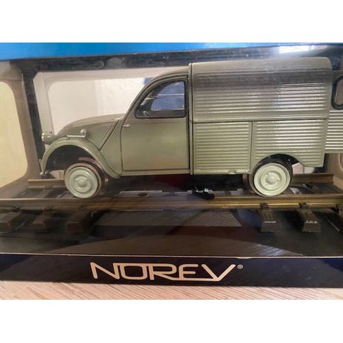 Norev Draisine 2cv De 1956 Au 1/18 Miniature Neuve