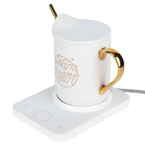 HJLIAN Chauffe-tasse electrique avec interrupteur tactile, plaque chauffante, pour la maison, le bureau, CN 220 V