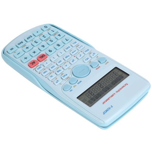 HJLIAN Mini calculatrice scientifique numerique multifonction portable pour collegiens (bleu)