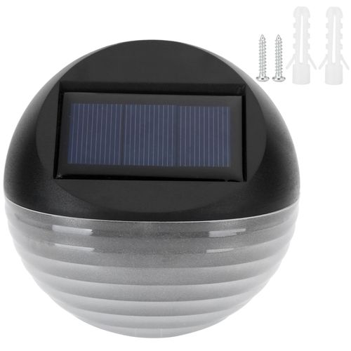 Hjlian Applique Murale Solaire Semi-Circulaire Avec Capteur Intelligent, Eclairage D'exterieur Decoratif Et Etanche, Lumiere Chaude