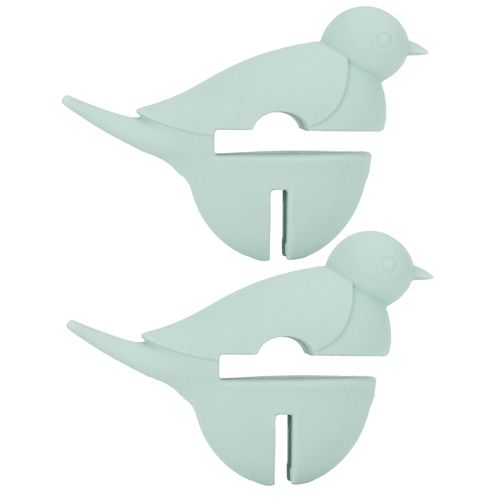 Hjlian Lot De 2 Pinces Laterales Anti-Brulure Pour Casseroles, Porte-Cuilleres, Ustensiles De Cuisine, Couleur Olive