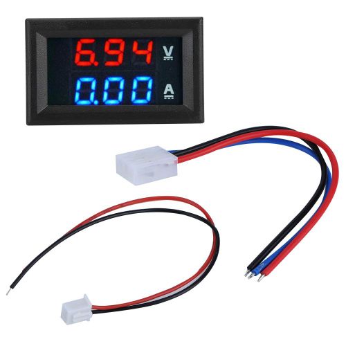 HJLIAN Voltmetre, amperemetre, affichage LED, portable, 0?-?100 V, 0?-?10 A