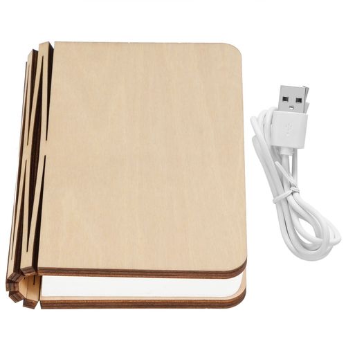 Hjlian Lampe De Lecture Magnetique Usb En Bois, Portable, Pliable, A Led, Ideale Pour La Maison, Blanche
