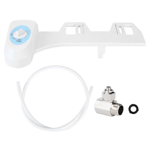 HJLIAN Toilettes intelligentes et bidet, nettoyage automatique des buses, accessoires de bidet non electriques pour salle de bain (filetage 9/16 Amerique du Nord)