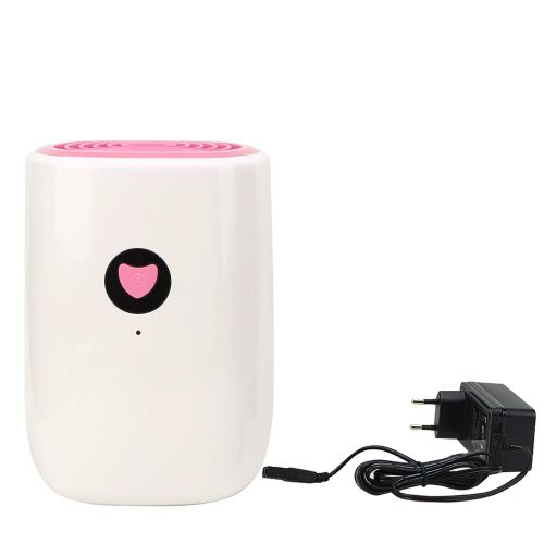 HJLIAN Mini deshumidificateur electrique pour sous-sol, equipement domestique, 100-240 V, prise UE rose