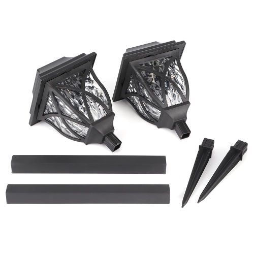 Hjlian Lampe Solaire De Jardin De Style Europeen, Eclairage D'exterieur, Eclairage Paysager, Eclairage De Chemin