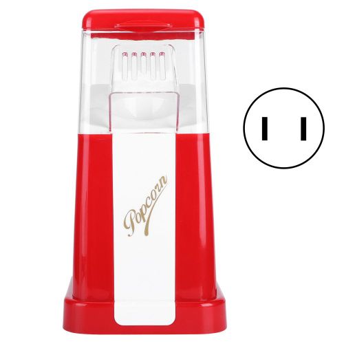 HJLIAN Machine a pop-corn electrique automatique, mini machine a pop-corn portable, appareil menager pour la cuisine, prise AU 110 V