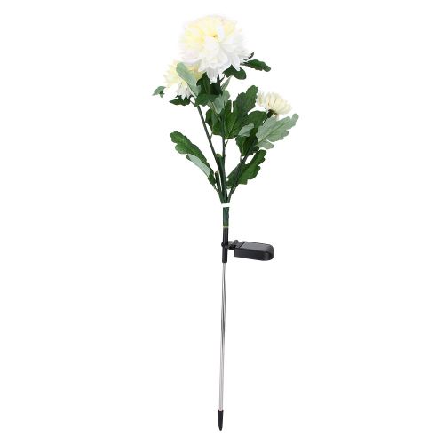 Hjlian Lampe Solaire D'exterieur A Led En Forme De Fleur Pour Jardin, Pelouse, Decoration