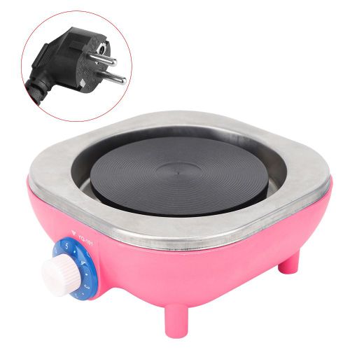 HJLIAN Mini cuisiniere electrique portable 500 W, prise UE 230 V, rose