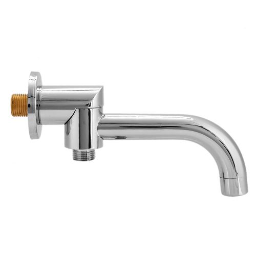 HJLIAN Robinet de douche a filetage G1/2 po, bec de robinet de douche en cuivre galvanise, installation dissimulee, accessoire de douche