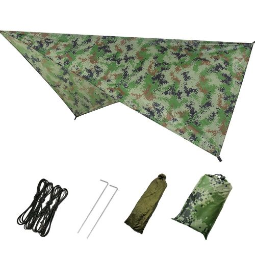 Hjlian Voile D'ombrage Multifonction, Hamac, Tente, Abri Pour Camouflage Exterieur, Type B