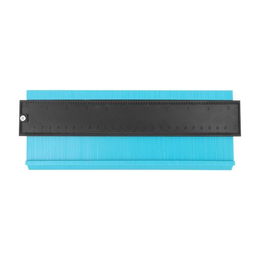 HJLIAN Jauge de mesure multifonction en ABS pour formes irregulieres, outil de duplication de contours, pour carrelage, travail du bois, 25 cm