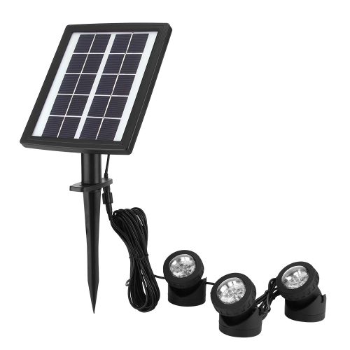 Hjlian Projecteur Solaire Decoratif Sous-Marin A 36 Led, 5,5 V, 2,8 W, Pour Decoration De Jardin