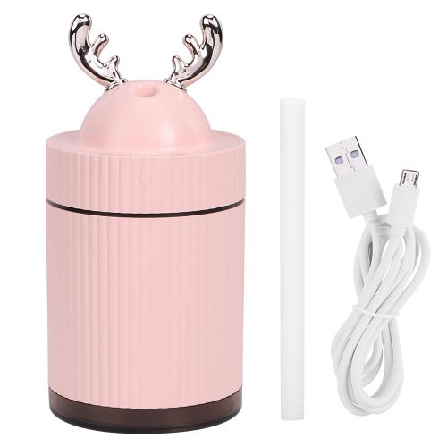 Hjlian Humidificateur D'air Portable Usb En Forme De Cerf Mignon, Diffuseur D'aromes Pour La Maison, Decoration De La Maison, Rose