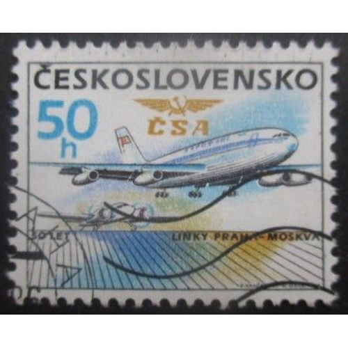 Tchecoslovaquie N°2674 Avion Oblitéré