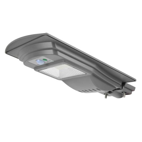Hjlian Lampadaire Solaire 20 W 150 Led Avec Capteur De Lumiere A Induction Radar, Lampe De Jardin Exterieure