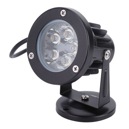 Hjlian Lampe De Pelouse Led En Aluminium 5 W, Base Etanche Ip65, Spot De Paysage Pour Jardin Exterieur, Cour, Lumiere Chaude Dc12 V 5 W