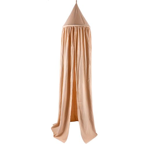 Hjlian Ciel De Lit Bebe Moustiquaire Rideau De Lit Rond Filet De Lit Suspendu Decoration De Chambre Kaki