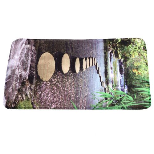 Hjlian Paillasson Antiderapant Pour Salle De Bain, Motif Naturel, Decoration D'interieur (40 X 60 Cm)