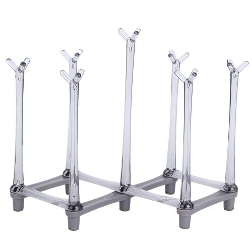 Hjlian Egouttoir A Tasses Retractable Gris Clair, Support Pour Egouttoir A Bouteilles, Ustensiles De Cuisine Pour La Maison