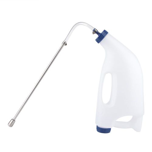 HJLIAN Bouteille d'alimentation en acier inoxydable pour animaux de ferme, veau, vache, eau, medicaments, lait, accessoire 3 L