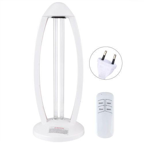 Hjlian Lampe Ultraviolette A Double Tube, Telecommande, Minuterie, Lampe De Table Pour Usage Domestique Et Hospitalier, Prise Ue 220 V