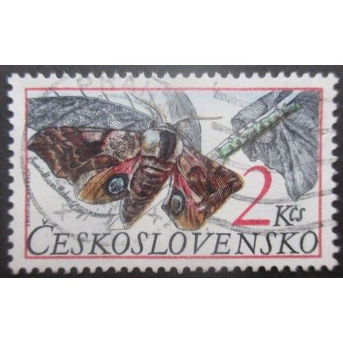 Tchecoslovaquie N°2715 Papillon Oblitéré