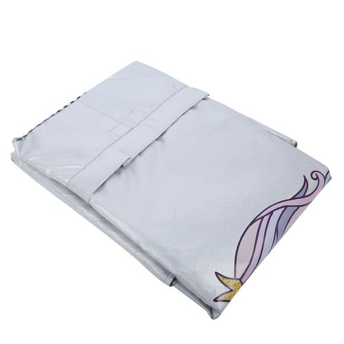 HJLIAN Housse de protection pour machine a laver en tissu Oxford, impermeable, ouverture superieure, double usage, anti-poussiere