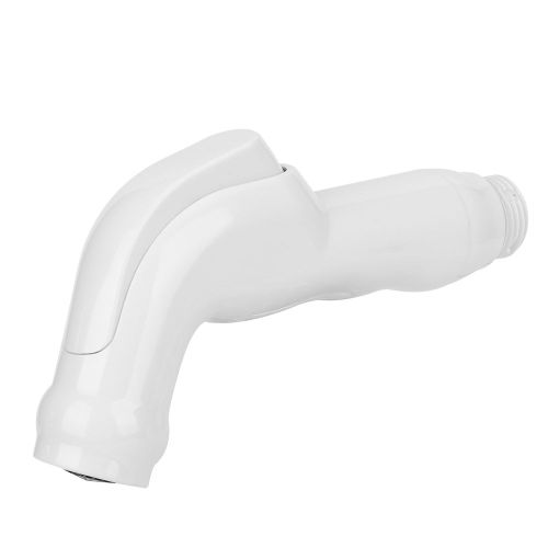 HJLIAN Pulverisateur de bidet portatif en ABS pour toilettes, pulverisateur de couches pour bidet de salle de bain G1/2 po pour usage domestique, blanc
