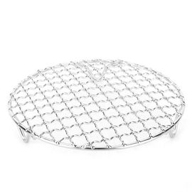 HJLIAN Grille de barbecue antiadhesive en acier inoxydable pour barbecue, filet pour poisson et viande