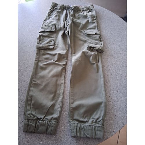 Pantalon À Poches Kaki "T- 12 Ans "Okaidi