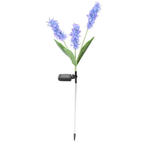 Hjlian Lampe De Pelouse 3 Led A Energie Solaire, Style Fleur De Jacinthe, Pour Jardin Exterieur Et Cour