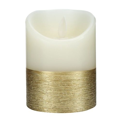 Hjlian Lampe Bougie Electronique Led Sans Flamme, Decoration De Table, Jardin, Maison, Or