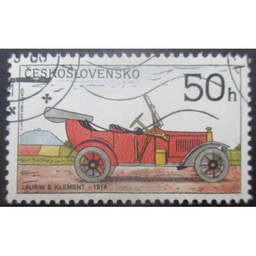 Tchecoslovaquie N°2757 Voiture Ancienne Oblitéré