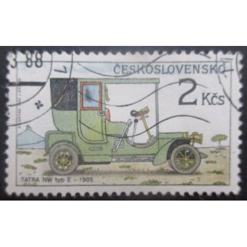 Tchecoslovaquie N°2759 Voiture Ancienne Oblitéré