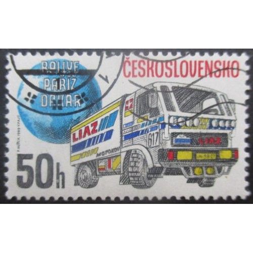 Tchecoslovaquie N°2787 Camion Oblitéré
