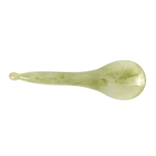 Pierre De Bâton De Jade Naturelle Gua Sha,Massage Du Visage,Stylo À Pointe D'acupuncture,Médecine Chinoise,Outil De Messager De Beauté Guasha,1 Pièce - Type Green 02