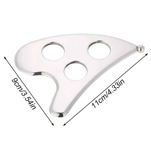 Masseur Guasha En Acier Inoxydable,Grattoir Musculaire,Outil De Grattage En Métal,Façonnage Du Corps,Tissu Profond,Bâton De Massage De Relaxation Du Visage - Type Style 10