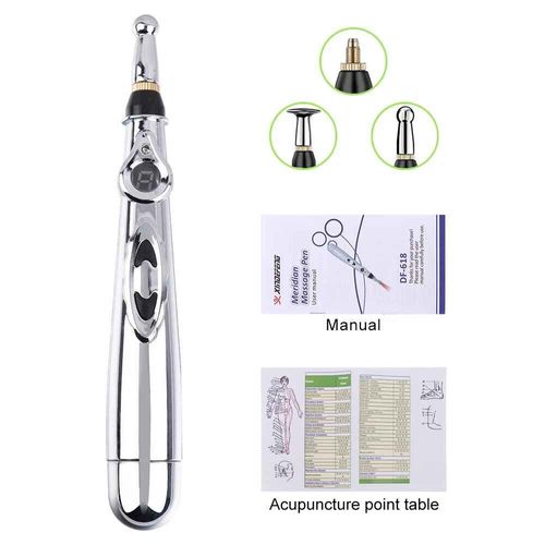 Stylo D'acupuncture Électronique,Masseur Électrique,Méridien,Pointeur Laser,Équipement De Physiothérapie,Corps,Dos,Cou,Pied,Massage Relaxant - Type Acupuncture Pen